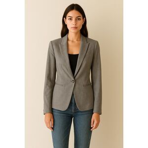 Banana Republic Tailored Classic Gray Blazer – Size 0